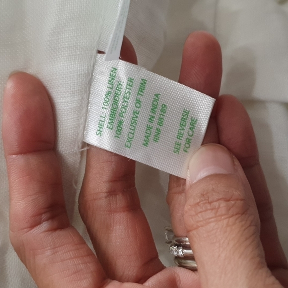 Lilly Pulitzer Ziva Cargo Embroidered Linen Pants - Picture 5 of 11